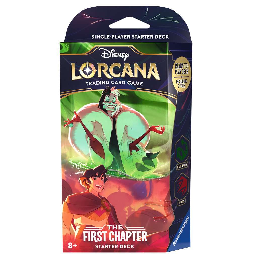 Disney Lorcana: The First Chapter, Starter Deck - Emerald/Ruby