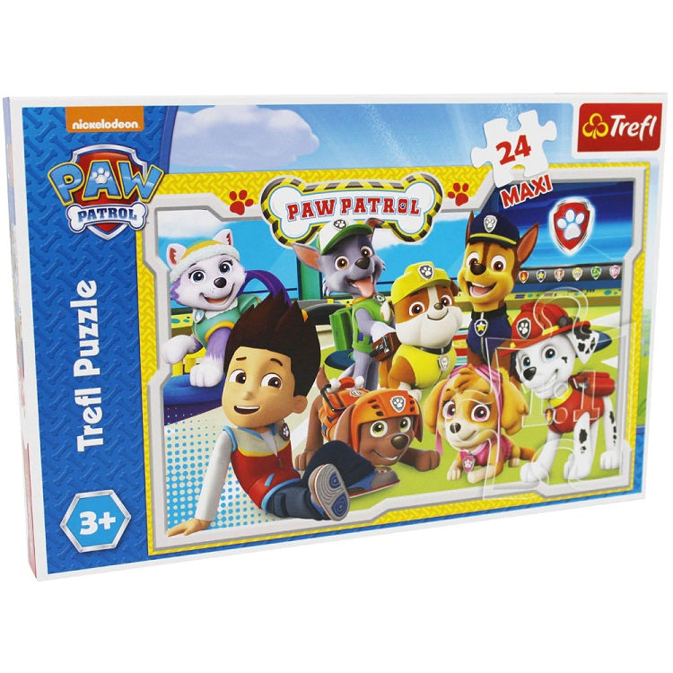 Puslespil Paw Patrol Det Sjove Hold 24 Brikker Bræt And Brikker 