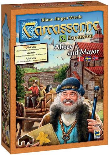 Carcassonne 5. udvidelse: Abbey & Mayor - på dansk