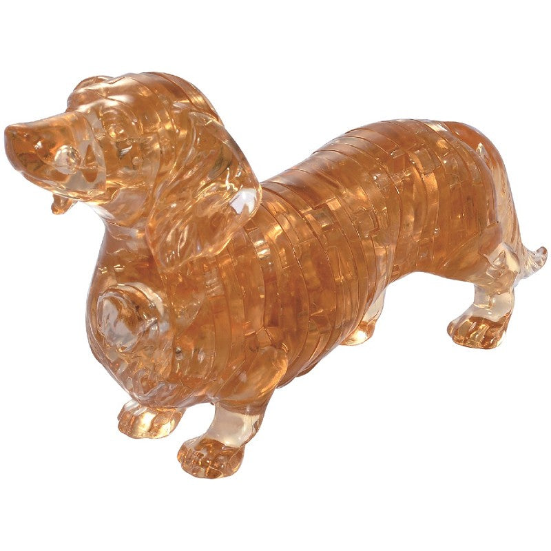 Puslespil - 3D Crystal Puzzle: Gravhund, 41 brikker