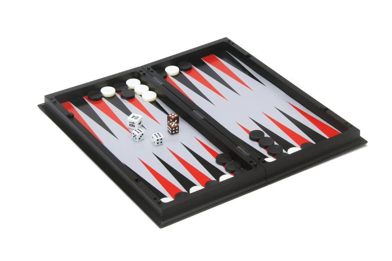 Skak og Backgammon - Magnetisk 25 x 25 cm i Plast