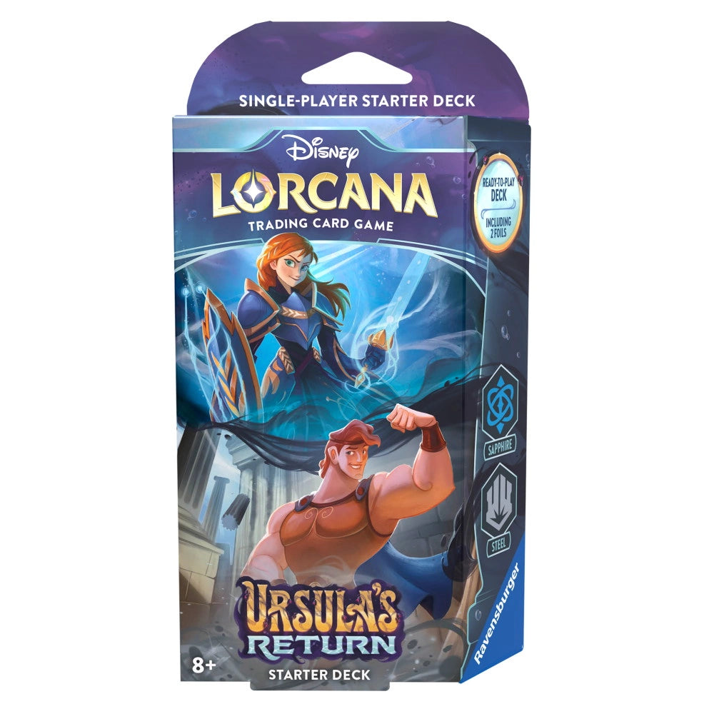 Disney Lorcana: Ursula's Return, Starter Deck - Sapphire/Steel