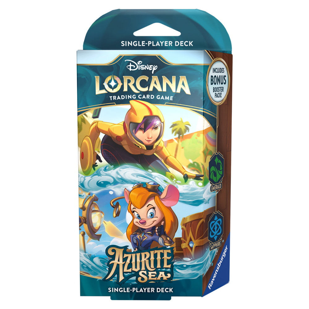 Disney Lorcana: Azurite Sea - Starter deck (Emerald &amp; Sapphire / GoGo &amp; Gadget)