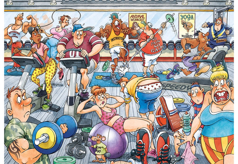 Puslespil - Wasgij Original 28: Vægttab!, 1000 brikker