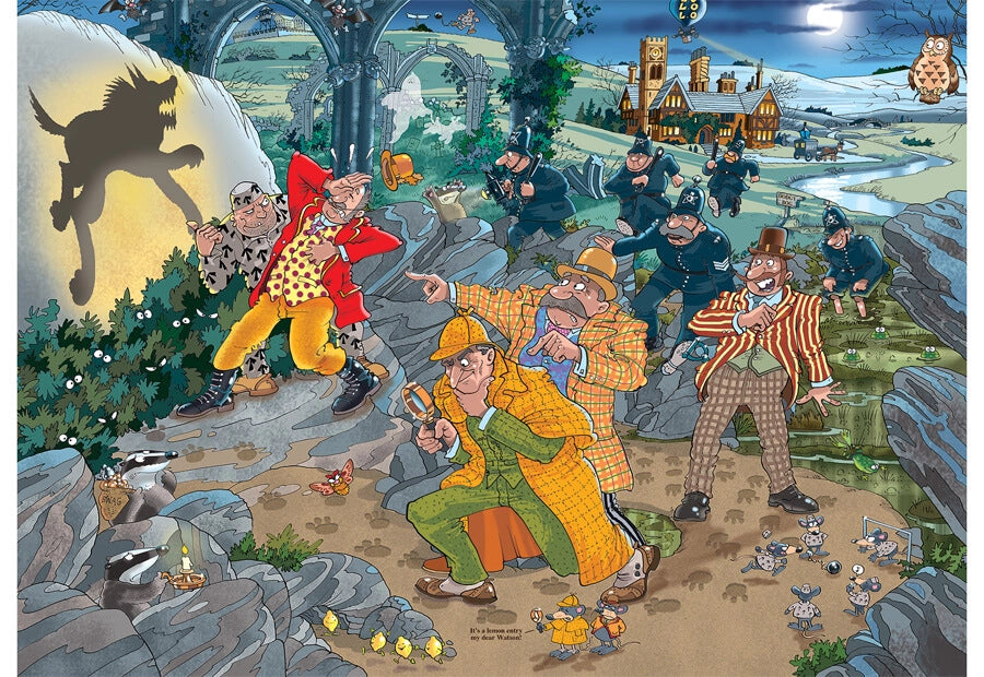 Puslespil - Wasgij Mystery 14: Wasgijvilles hund!, 1000 brikker