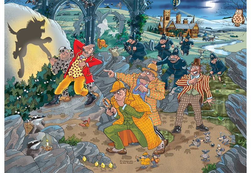 Puslespil - Wasgij Mystery 14: Wasgijvilles hund!, 1000 brikker