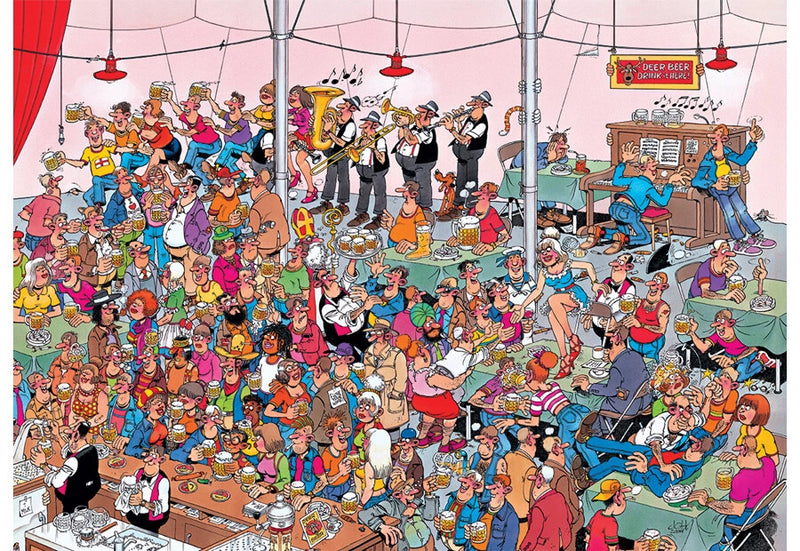 Puslespil - Jan Van Haasteren: Tysk Ølfest, 1000 Brikker