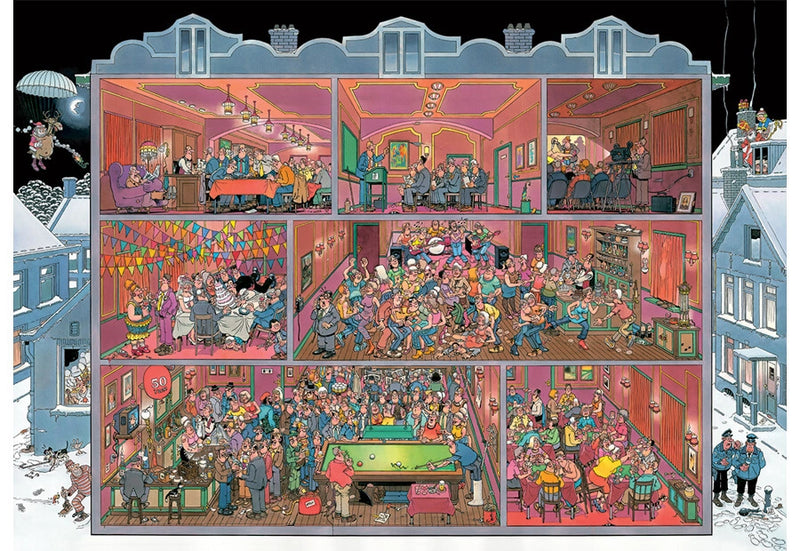 Puslespil - Jan Van Haasteren: Den Store Café, 1000 Brikker