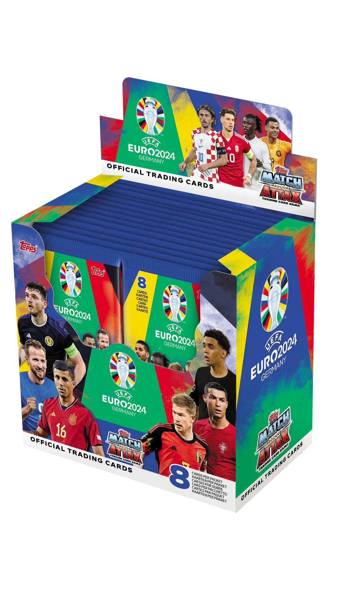 Fodboldkort: TOPPS Match Attax Euro2024 - Booster Display (36 pakker)