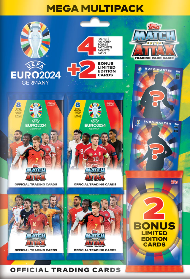 Fodboldkort: TOPPS Match Attax Euro2024 - Champions League Mega pakke