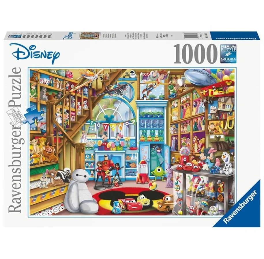 Puslespil - Disney og Pixar Legetøjsbutik, 1000 brikker