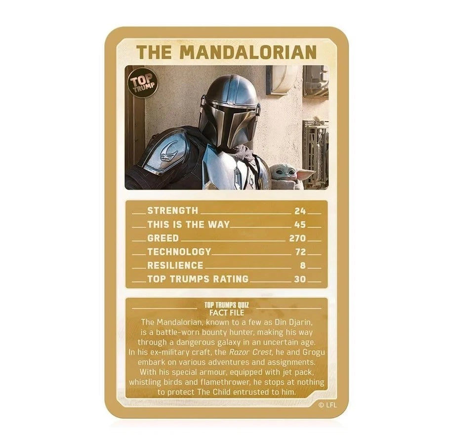 Top Trumps: Star Wars - The Mandalorian Limited Ed.