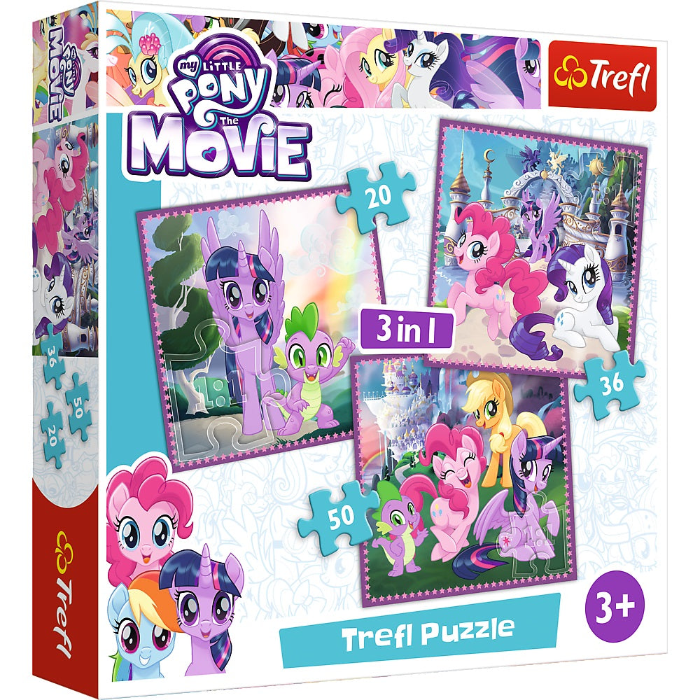 Puslespil - My Little Pony: the Movie, 20-50 brikker