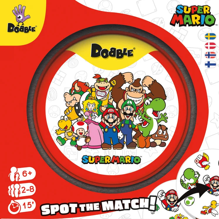 Dobble - Super Mario - på dansk