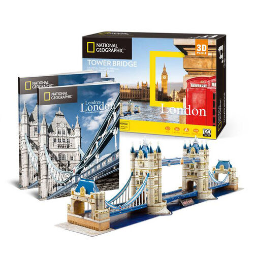 Puslespil - Tower Bridge 3D, 120 brikker