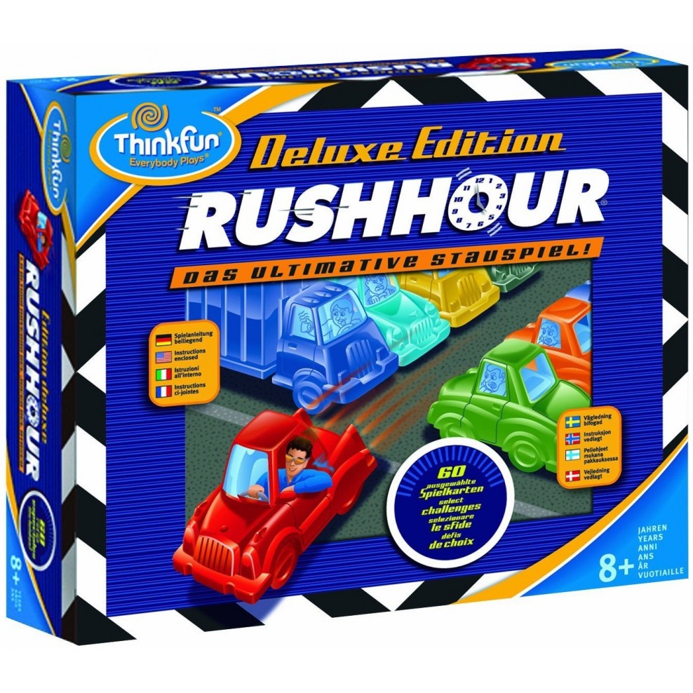 Rush Hour Deluxe Brain Game Think Fun Hjernevrider Puzzle