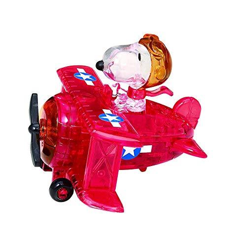 Puslespil - 3D Crystal Puzzle: Snoopy Flying Ace, 40 brikker