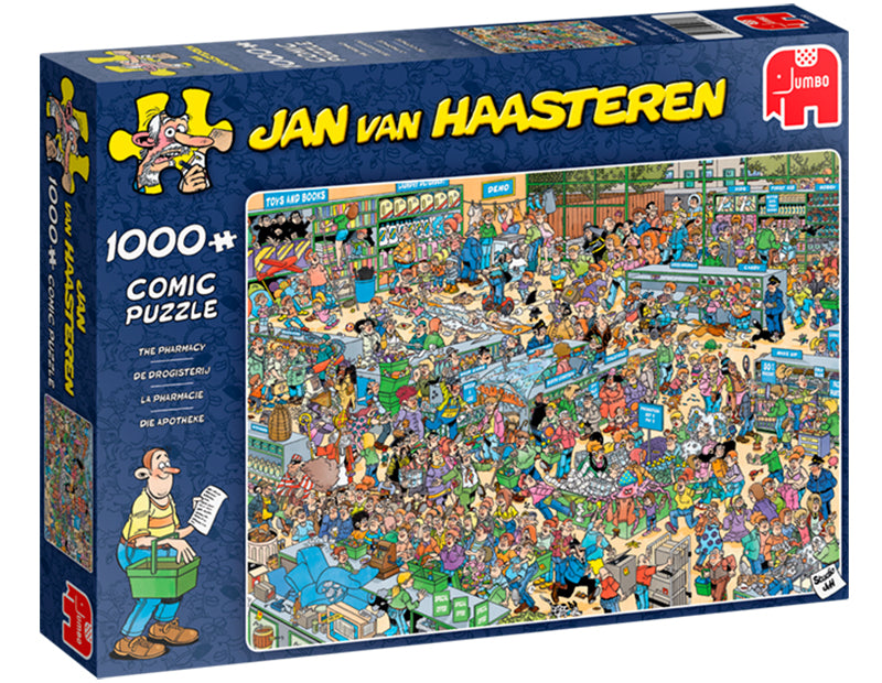 Jan van Haasteren puslespil 1000 brikker the  dogshow sjovt puslespil JvH Jan van Haasteren