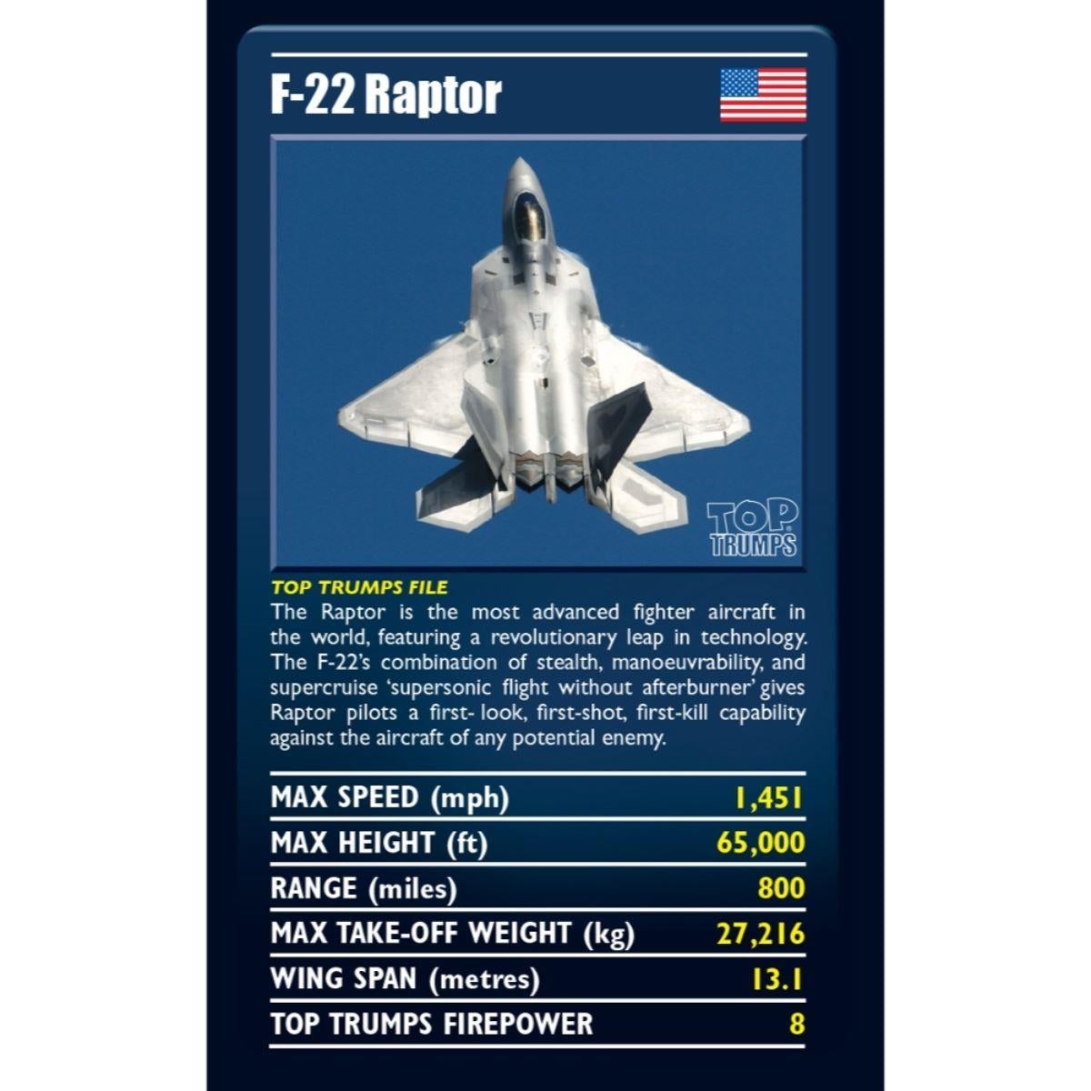 Top Trumps: Ultimate Military Jets