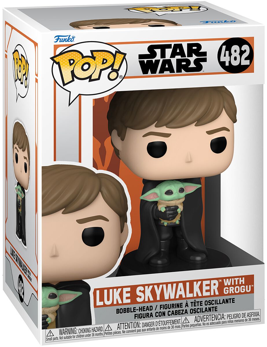 Funko Pop! Star Wars: Luke Skywalker with Grogu #482