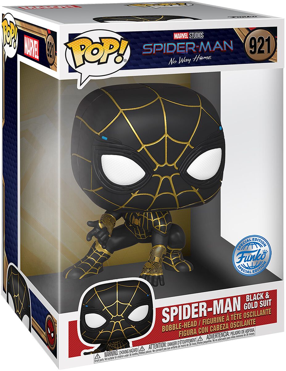 Funko Pop! Spider-man - No Way Home: Spider-man (Black & Gold) #921