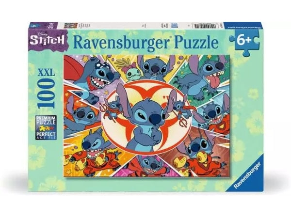 Puslespil - Disney Stitch, 100 brikker