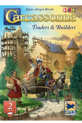 Carcassonne 2. udvidelse: Traders & Builders - på dansk