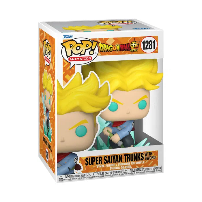 Funko POP! Animation: Dragon Ball Super: Super Saiyan Trunks With Sword #1281