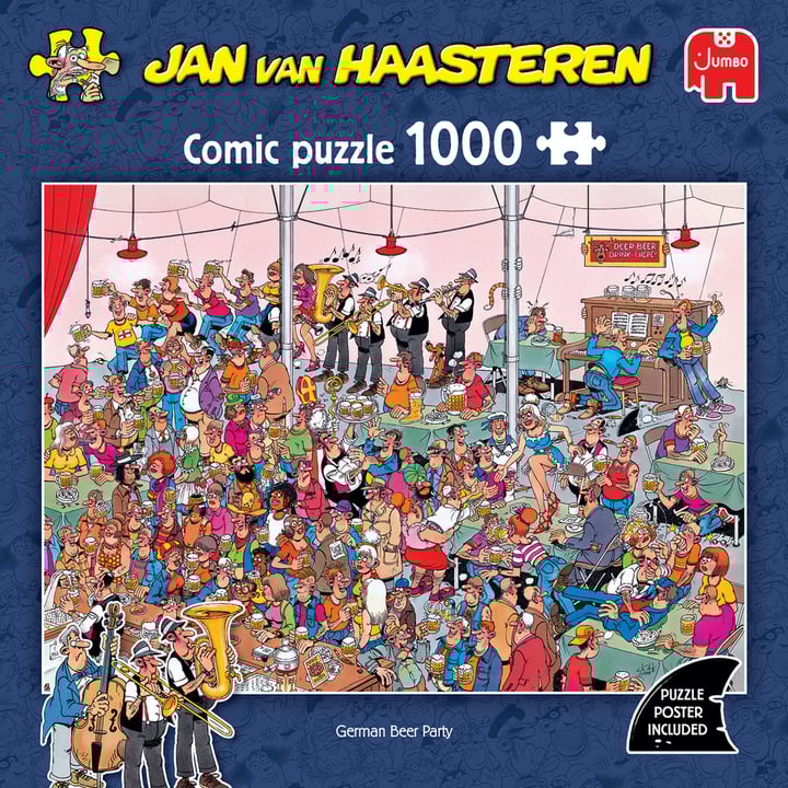 Puslespil - Jan Van Haasteren: Tysk Ølfest, 1000 Brikker