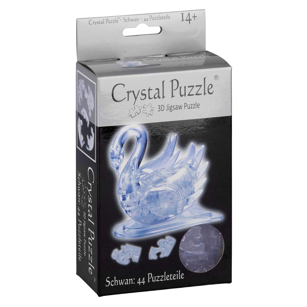 Puslespil - 3D Crystal Puzzle: Svane (UV), 44 brikker