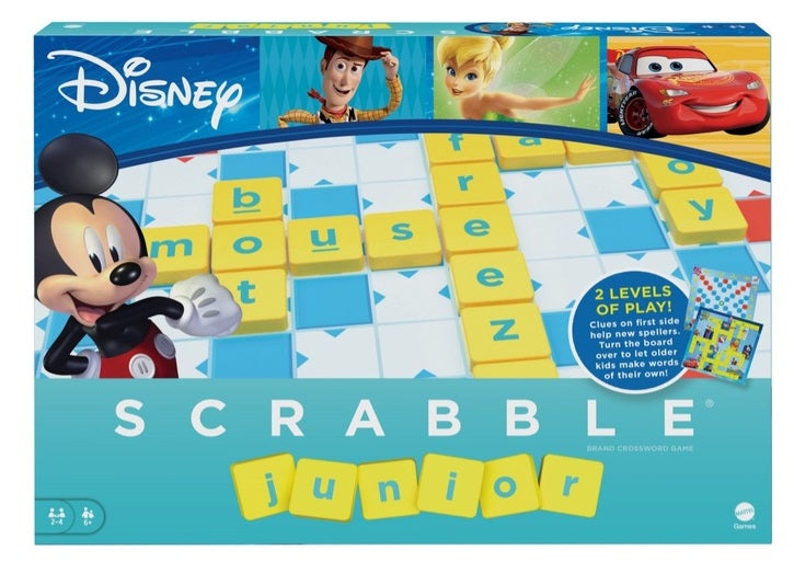 Scrabble Junior: Disney - på Engelsk
