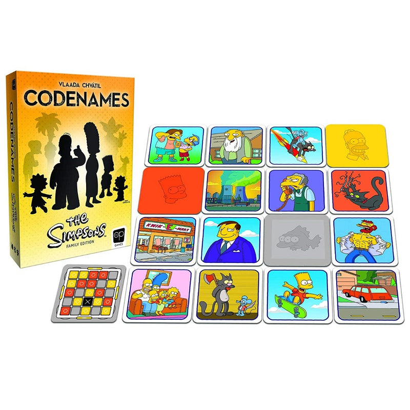 Codenames Simpsons - på engelsk