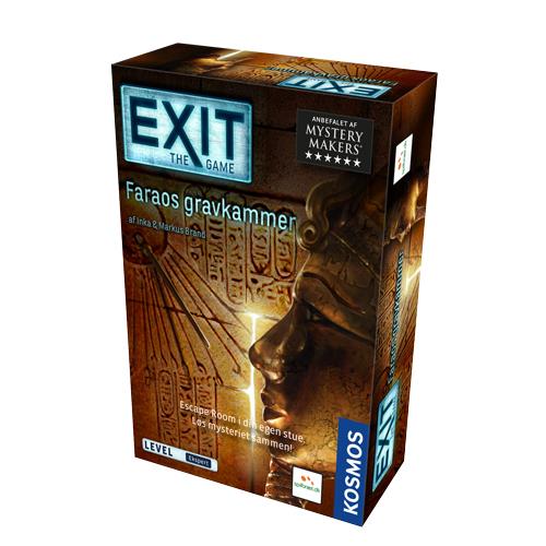 Exit the game, faraos gravkammer, kosmos, spilbræt.dk, escape room, escape game, coop, mystery game