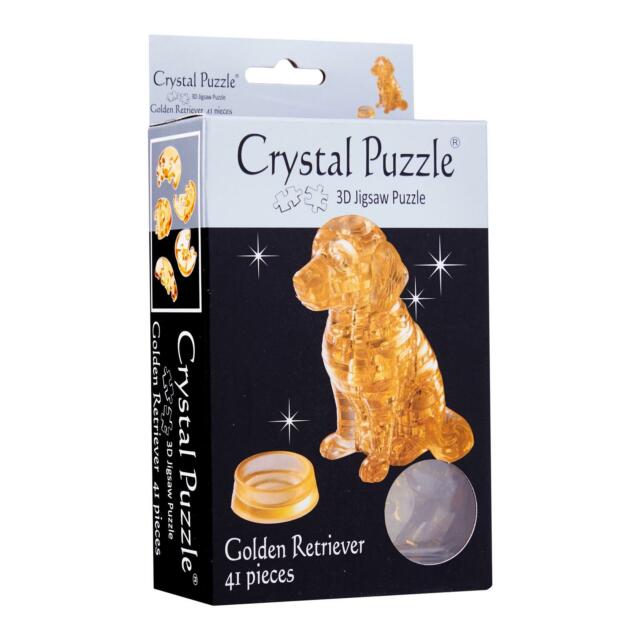 Crystal Puzzle Dog Golden Retreiver