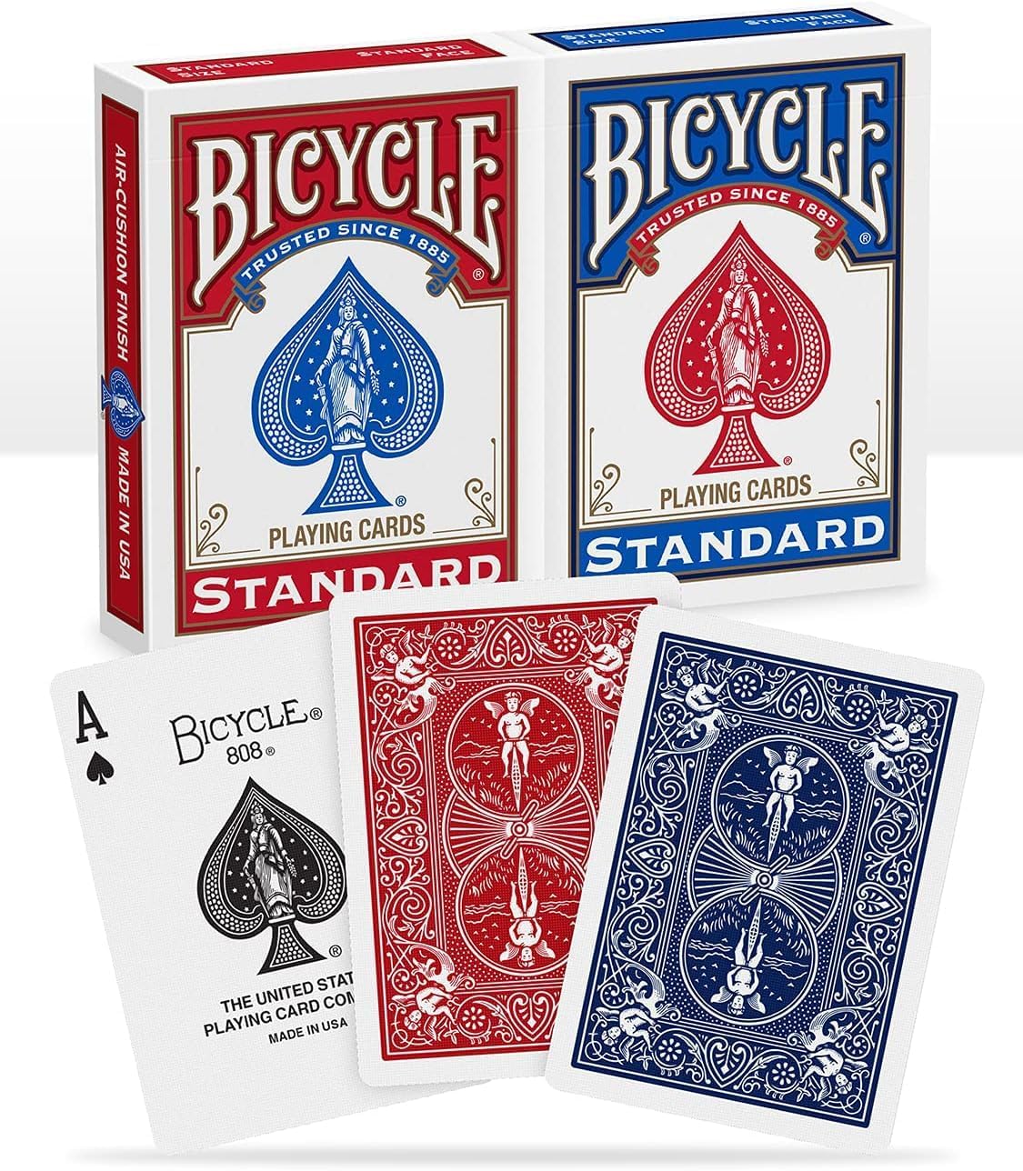 Spillekort - Bicycle, Double Pack: Rød & Blå