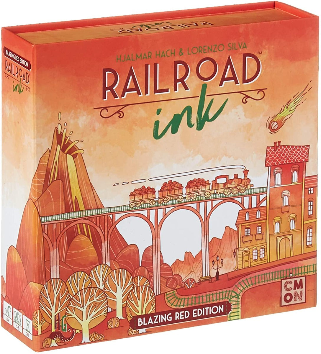 Rail Road Ink: Blazing Red Edition - på dansk