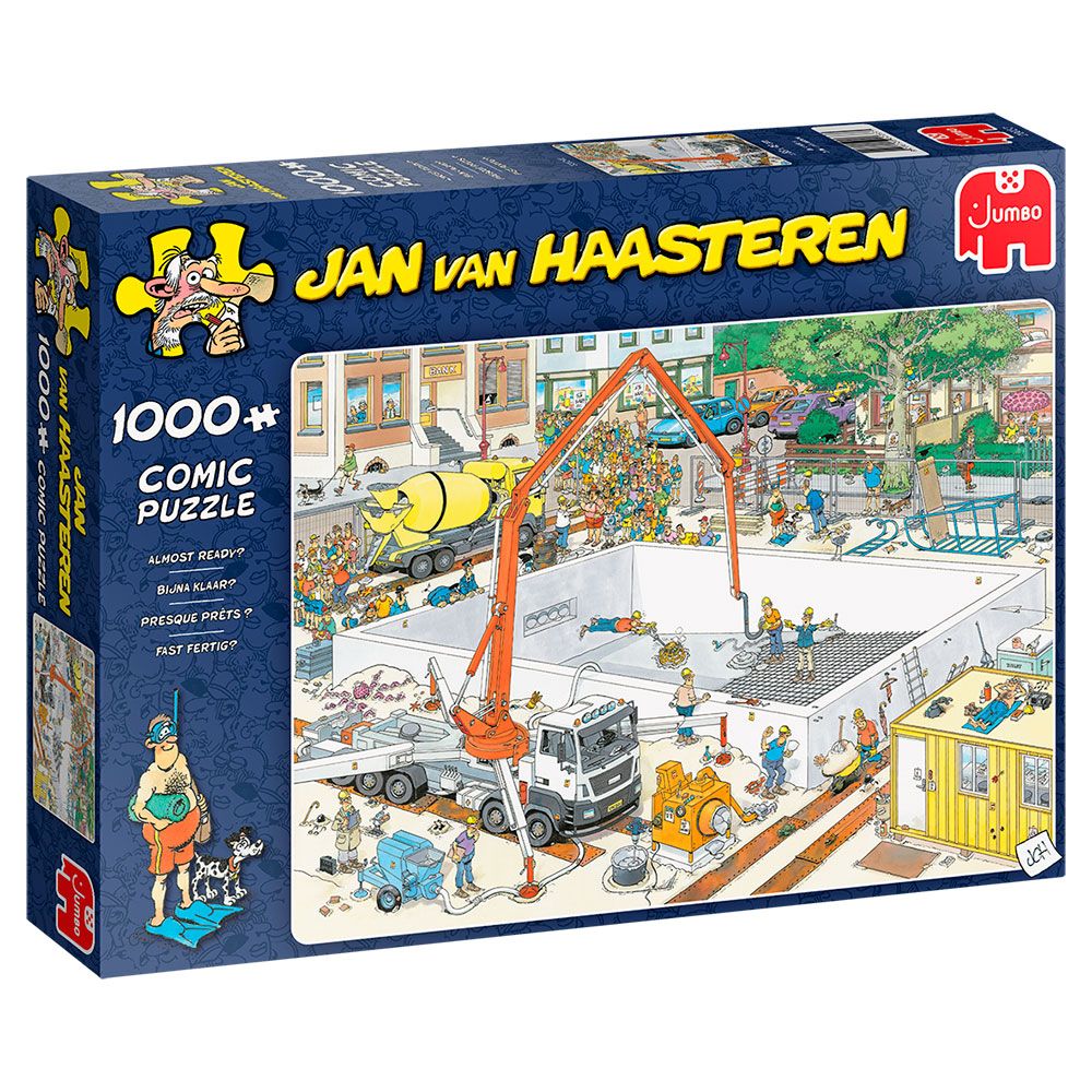 Puslespil - Jan Van Haasteren - Almost Ready?, 1000 brikker