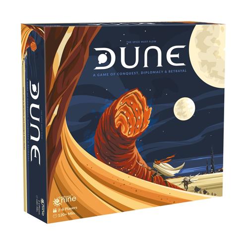 Dune A game of conquest, diplomacy and betrayal 2019-genudgivelse af Avalon Hill-udgaven Galeforce nine