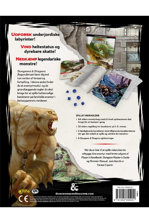 Dungeons and Dragons 5th edition begyndersæt starter set rollespil terningespil