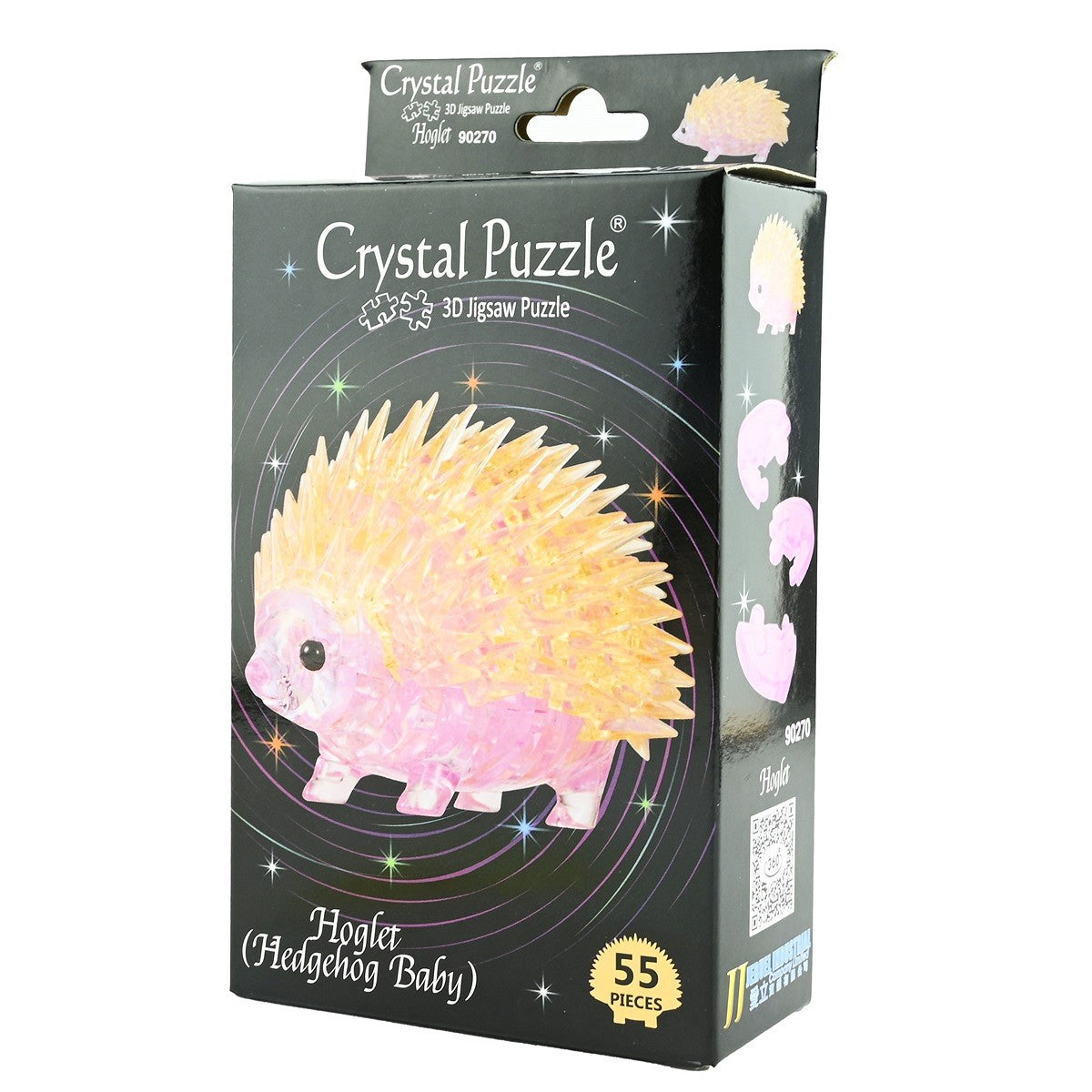 Puslespil - 3D Crystal Puzzle: Hoglet (Baby pindsvin), 55 brikker