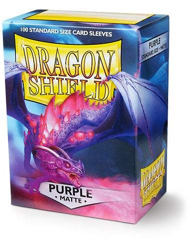 Sleeves - Dragon Shield: 100 stk. Standard Matte, Purple