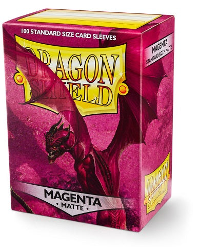 Sleeves - Dragon Shield: 100 stk. Standard Matte, Magenta