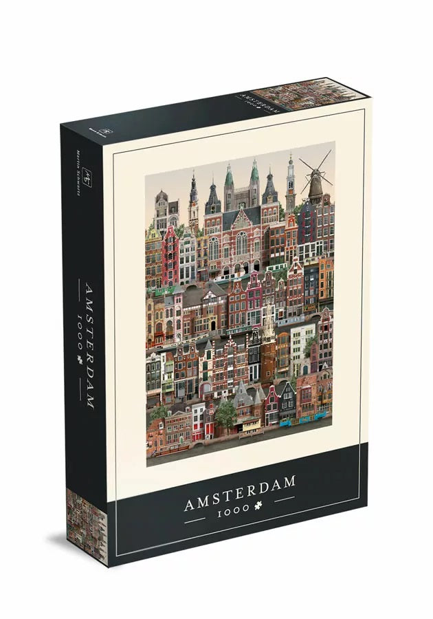 Puslespil - Martin Schwartz: Amsterdam, 1000 Brikker