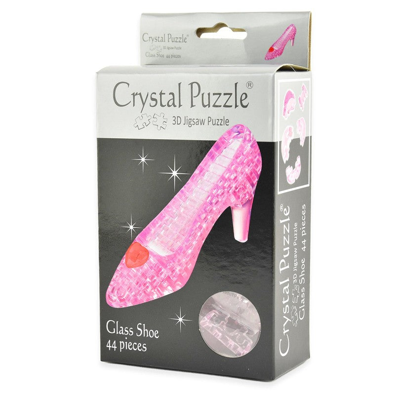 Puslespil - 3D Crystal Puzzle: Pink Glassko, 44 brikker