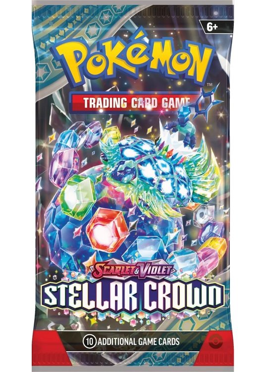 Pokémon - Scarlet &amp; Violet 7: Stellar Crown - Booster Pakke