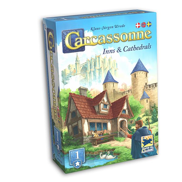 Carcassonne 1. udvidelse: Inns & Cathedrals - på dansk