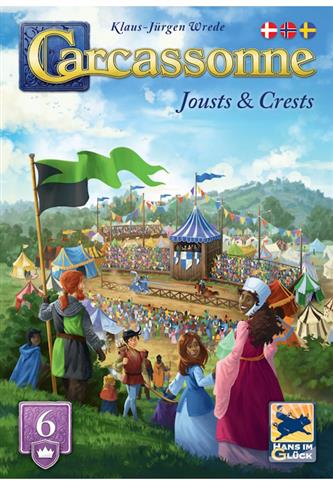 Carcassonne 6. udvidelse: Jousts &amp; Crests - på dansk