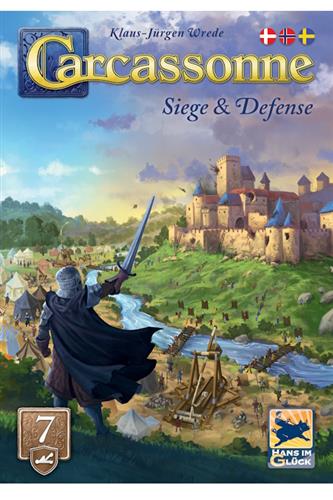 Carcassonne 7. udvidelse: Siege &amp; Defense - på dansk