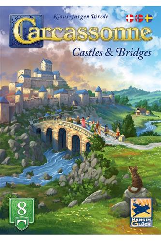 Carcassonne 8. udvidelse: Castles og ; Bridges;- på dansk