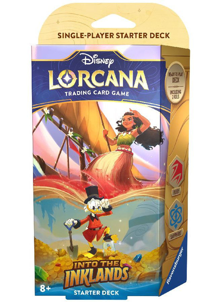 Disney Lorcana: Into the Inklands, Starter Deck - Ruby/Sapphire
